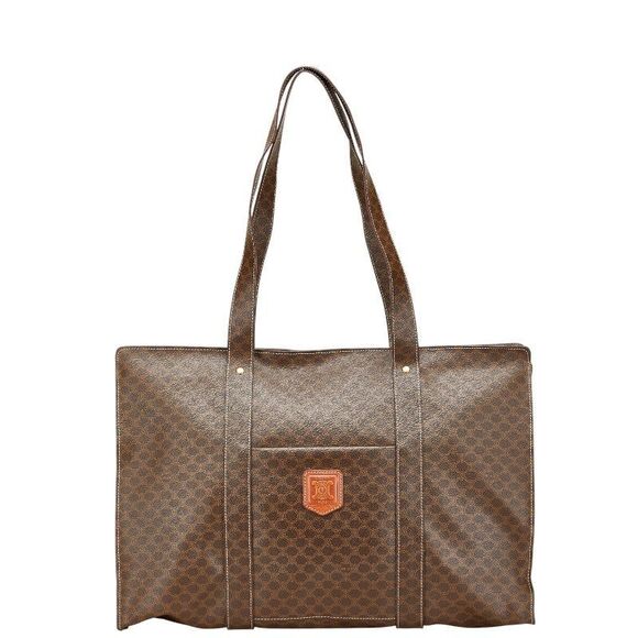 Celine Macadam PVC Leather Tote Bag - Picture 1 of 6